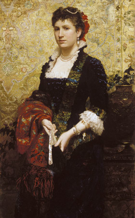 Princess Maria Lubomirska 1881 by Henryk Siemiradzki (1843-1902) Location TBD